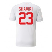 Switzerland Xherdan Shaqiri #23 Replica Away Shirt World Cup 2022 Short Sleeve